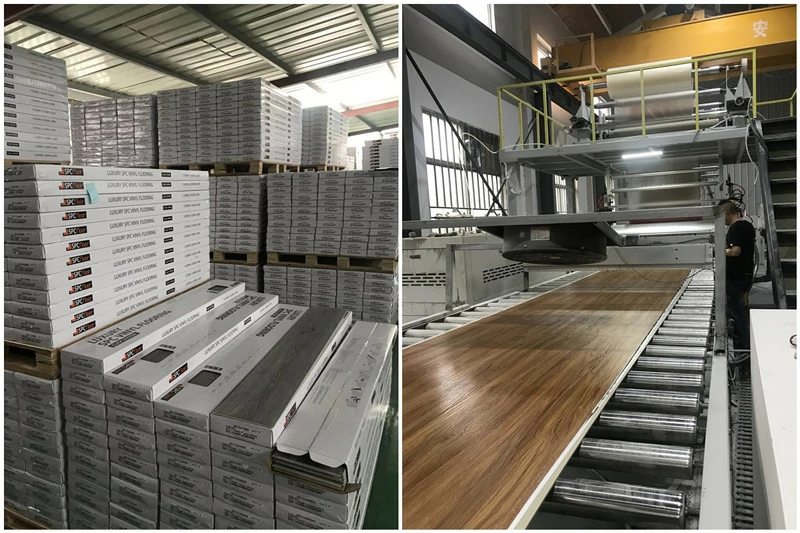 Application of vinyl flooring Floor and Wall