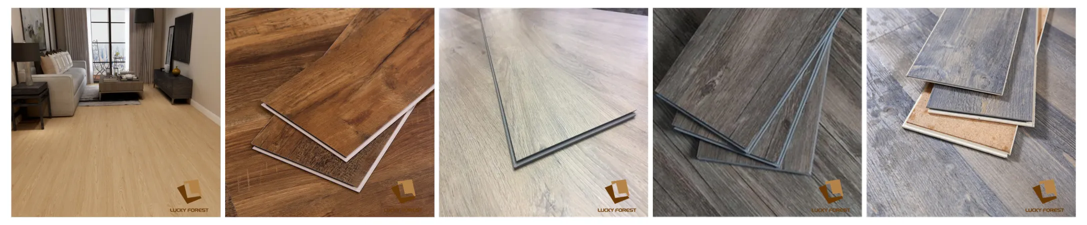 Factory Cheap Cost SPC Flooring Down South Collection New Color