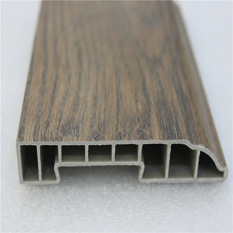 Factory pvc skirting for mobil homes pvc end cap