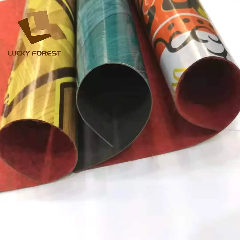 Manufacturer Non Woven Back Vinyl Flooring Roll 0.35mm