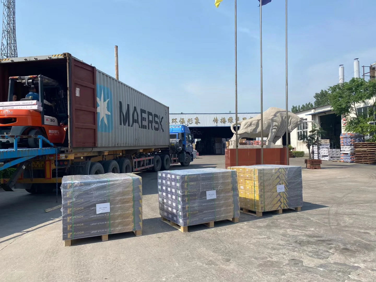 Packing of floorings