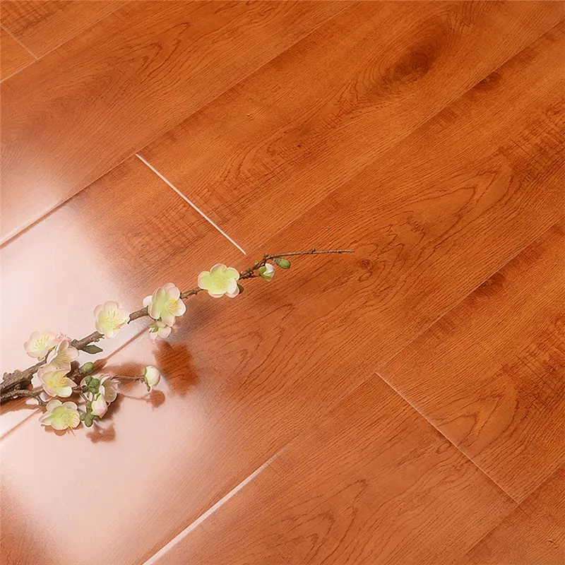 Stable quality laminate flooring high gloss shine grey 2