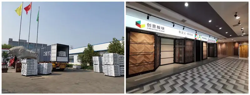 best quality cheap price 4mm 5mm pvc flooring tile 