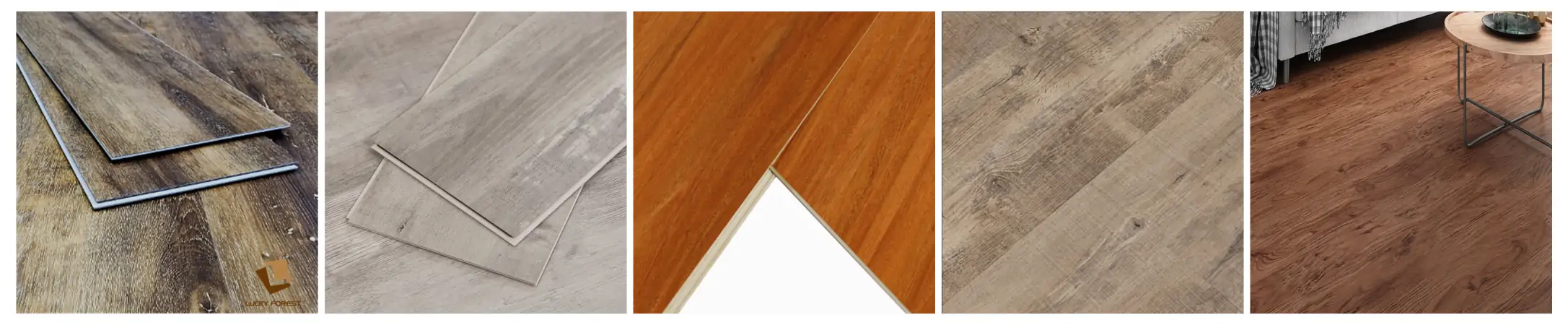 cheap price 3mm 4mm 5mm spc rigid core flooring factory 