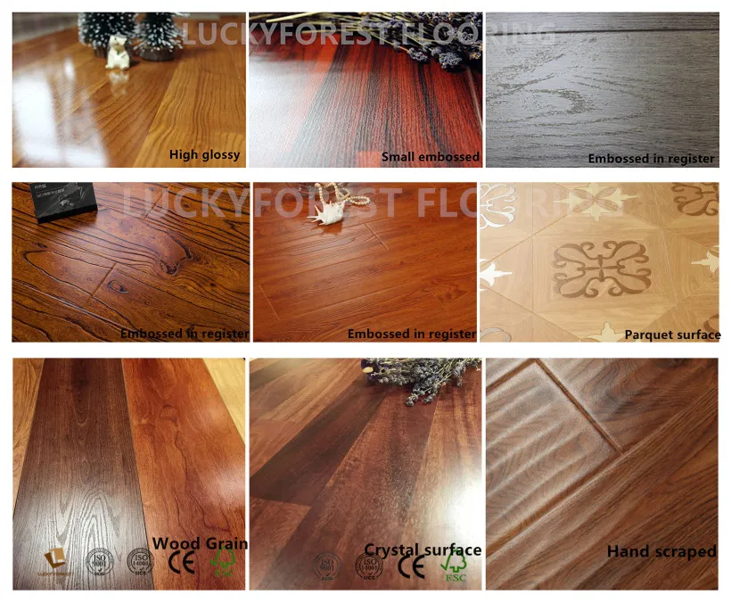 easy lock Hot sale laminate flooring factory in China