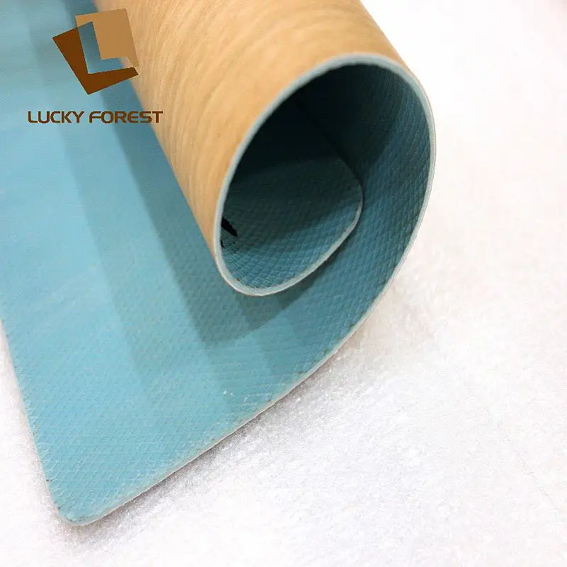 pvc flooring lows rolls red felt back 0.35mm firepoof