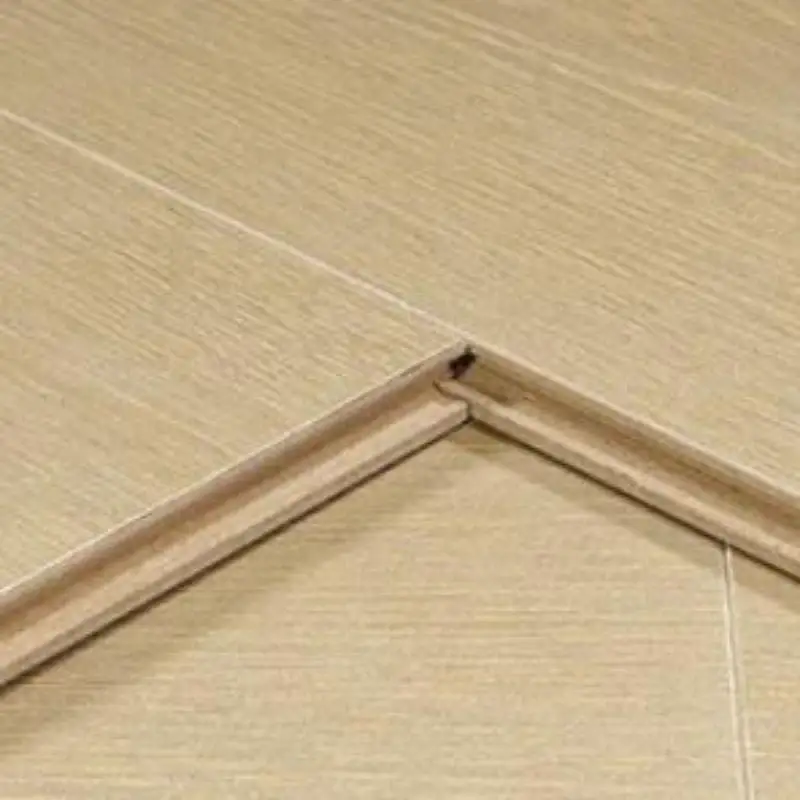 samll embossed China laminate flooring with market price