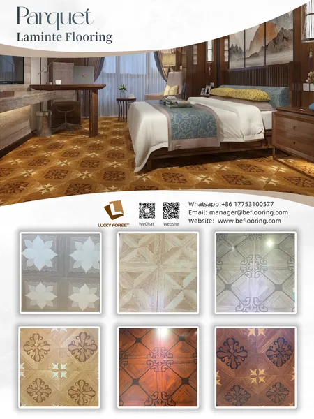 Suelo laminado de parqué